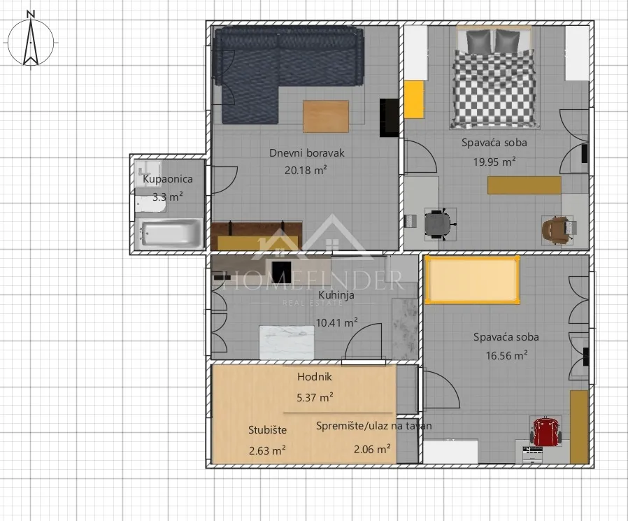 kuća u nizu s 2 stana, 210m2, gornja dubrava, zagreb - slika 23