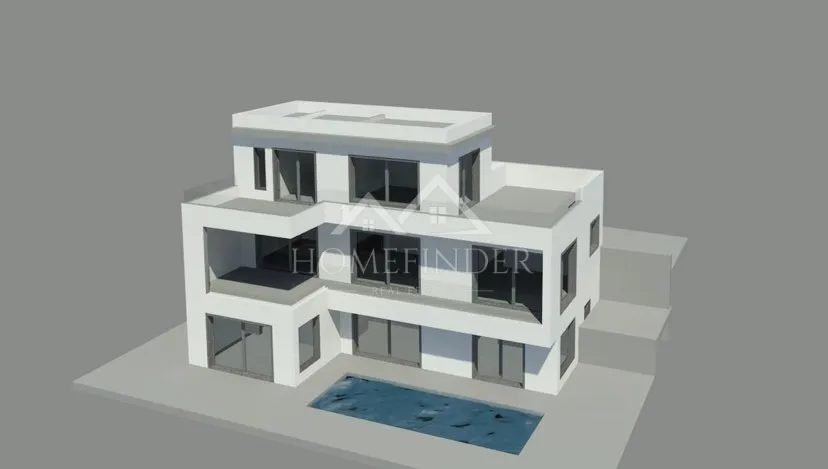 zemljište 451 m² na otoku čiovo s dozvolom za luksuznu vilu - slika 2