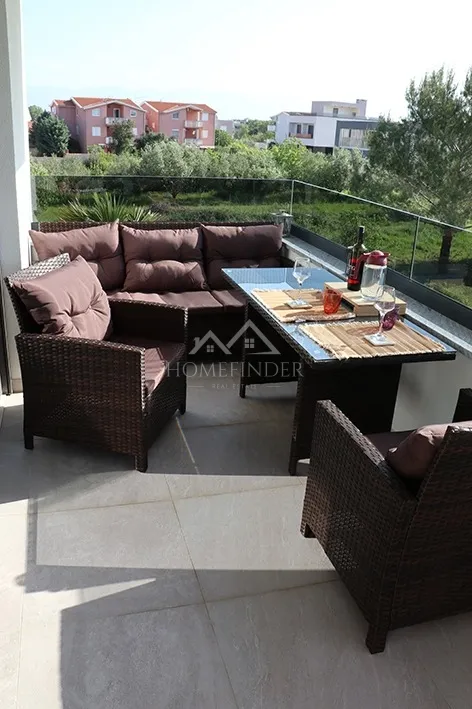 apartman, 2s, zaton, 100m od mora, 48,43m2 + terasa na krovu - slika 10