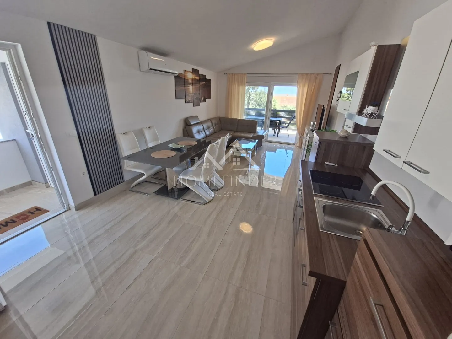 moderni apartman, 3s, vir- novogradnja, 100m od mora, 70m2 - slika 3