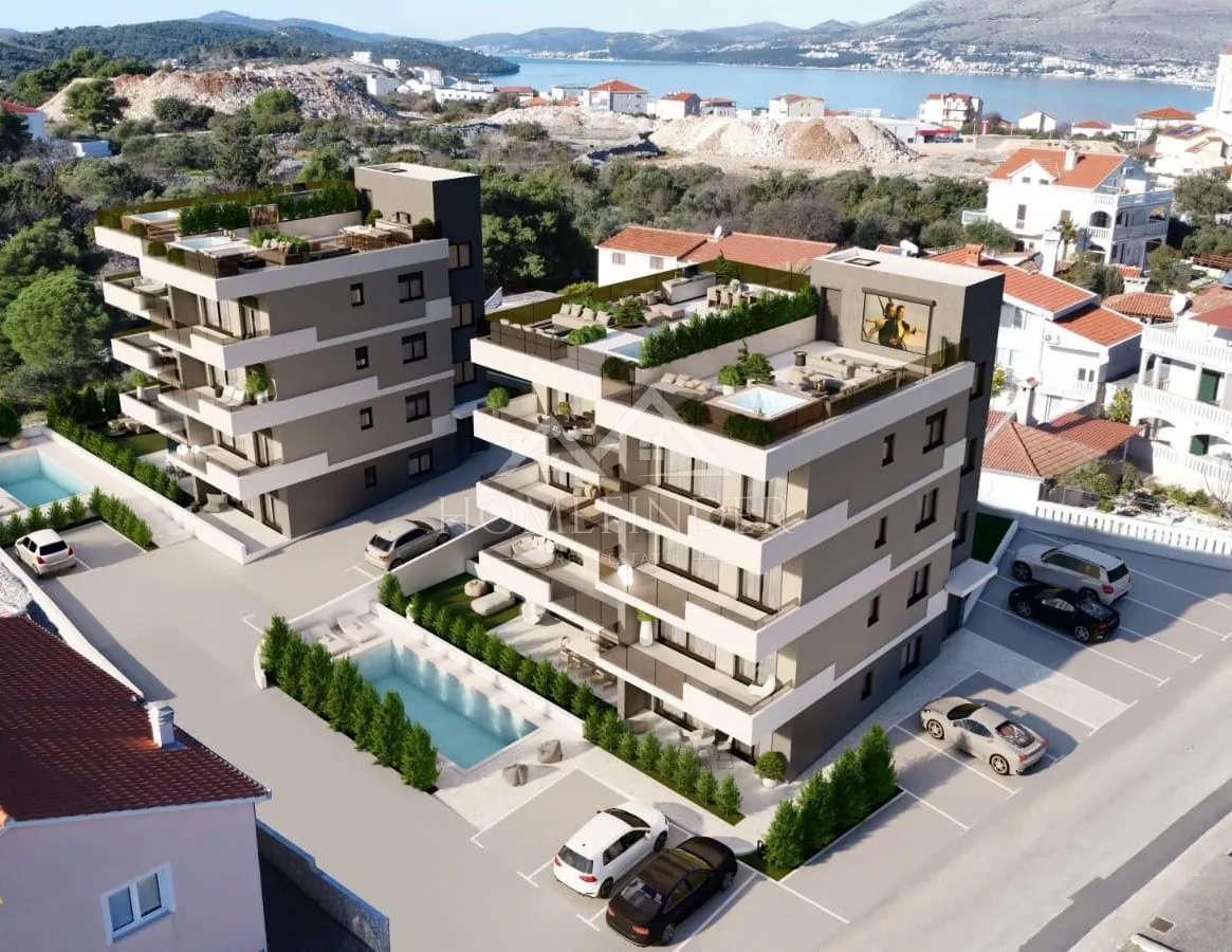 penthouse s prekrasnim pogledom i krovnom terasom – čiovo - slika 3