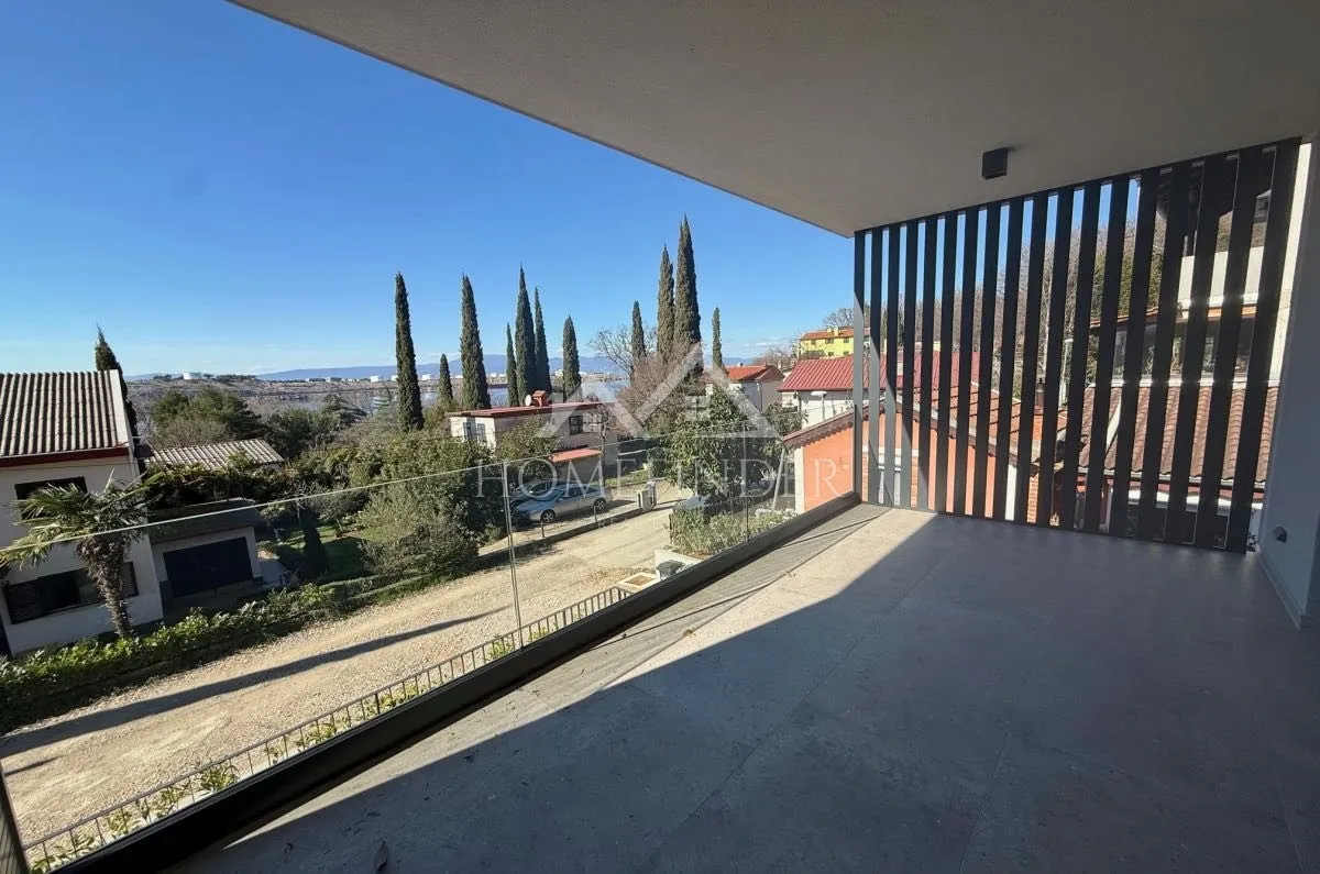 predivan apartman, 70m², otok krk, omišalj, 150m od mora – novogradnja - slika 4