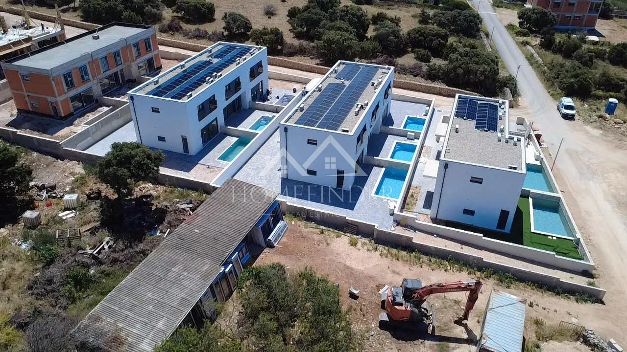 stan s privatnim bazenom, dvoetažni, 110m2, mandre, novogradnja - slika 11