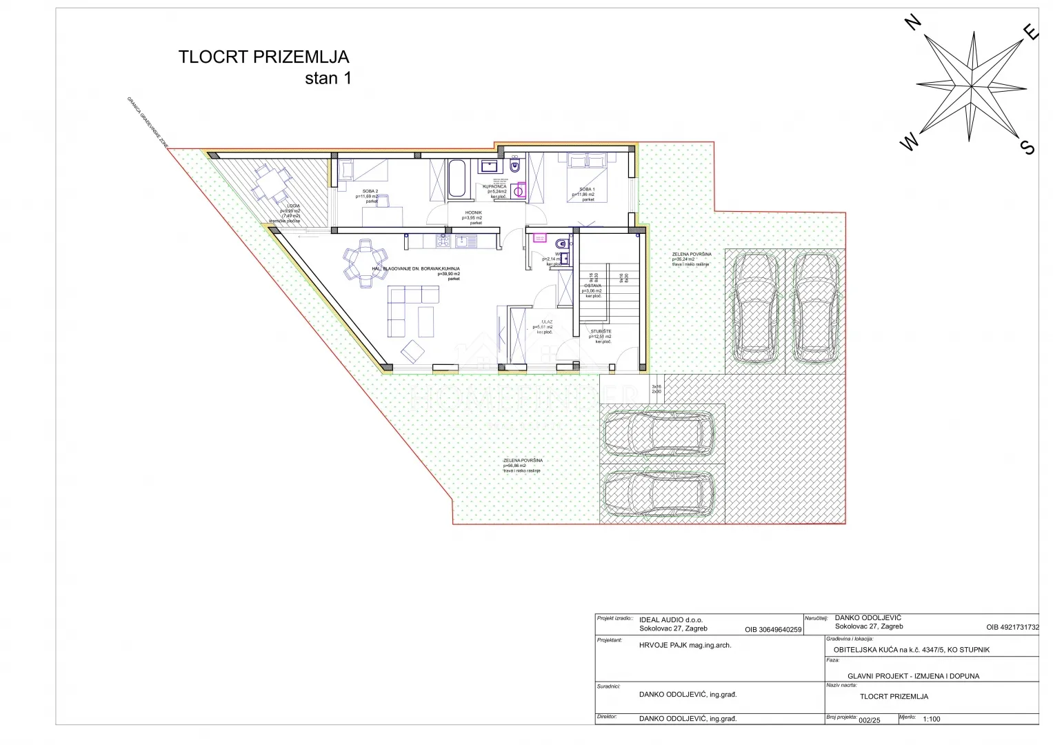 novogradnja, kuća s 2 stana (ukupno 195,59m2), 6s, stupnik - slika 13