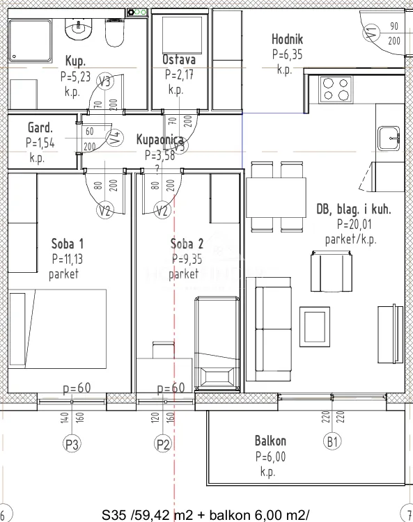 (s 35) moderna novogradnja, 3s, 62,42 m2, velika gorica - slika 3