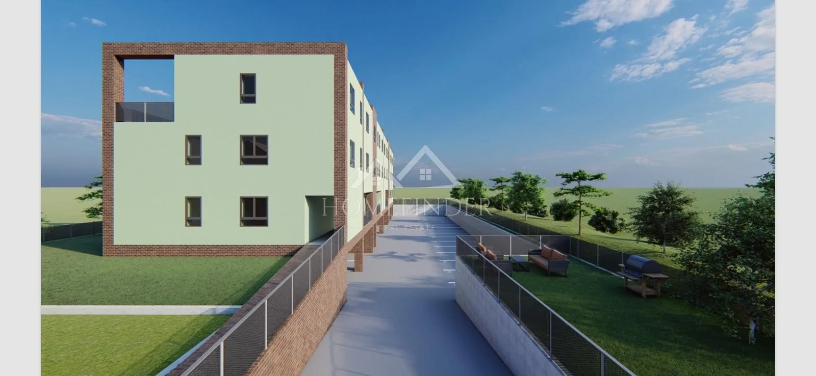 građevinsko zemljište 2.169 m2 + projekt višestambena zgrada ( 15 stanova) - slika 2