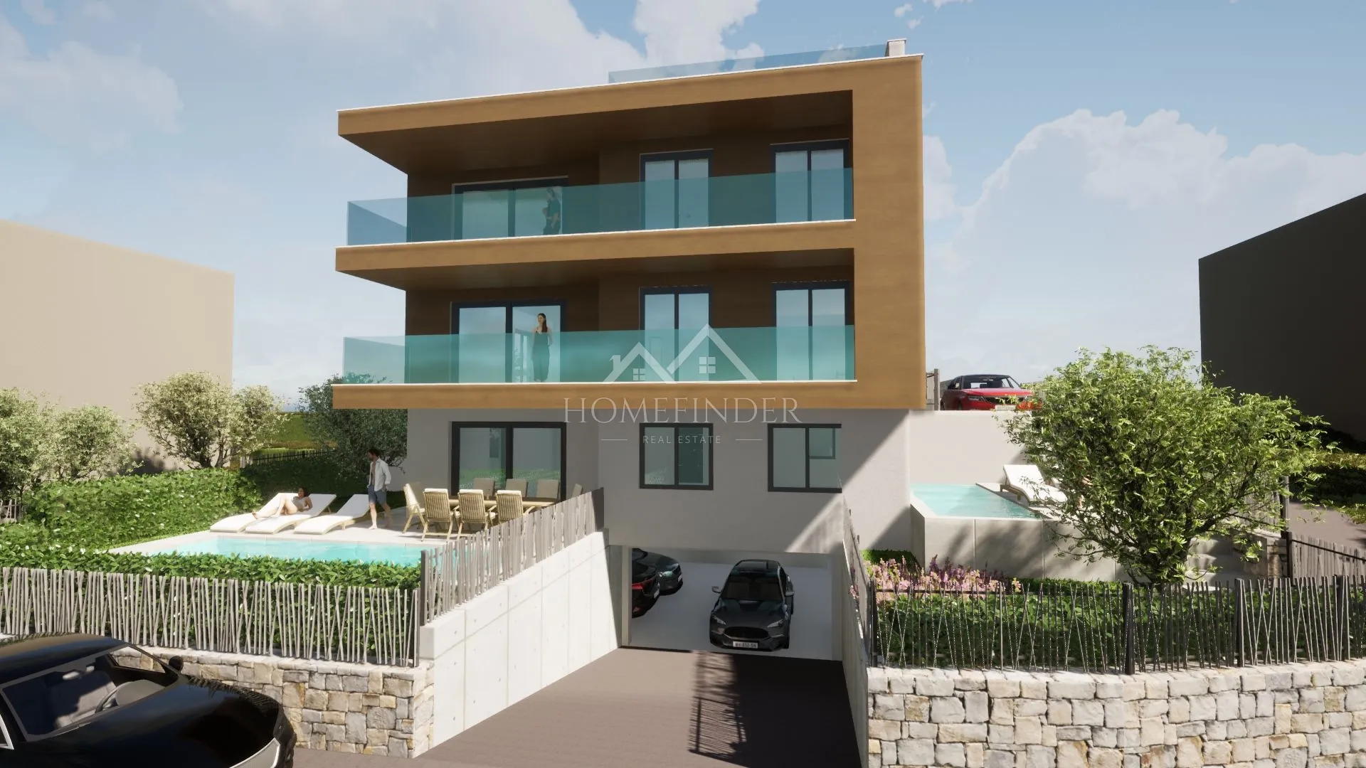 moderan penthouse s krovnom terasom, 190 m2, okrug gornji - slika 2
