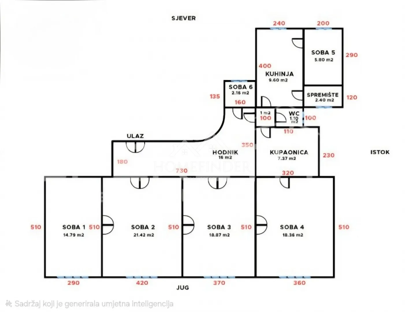 stan u srcu jezgre zagreba, (5s), 112 m2, za adaptaciju - slika 18