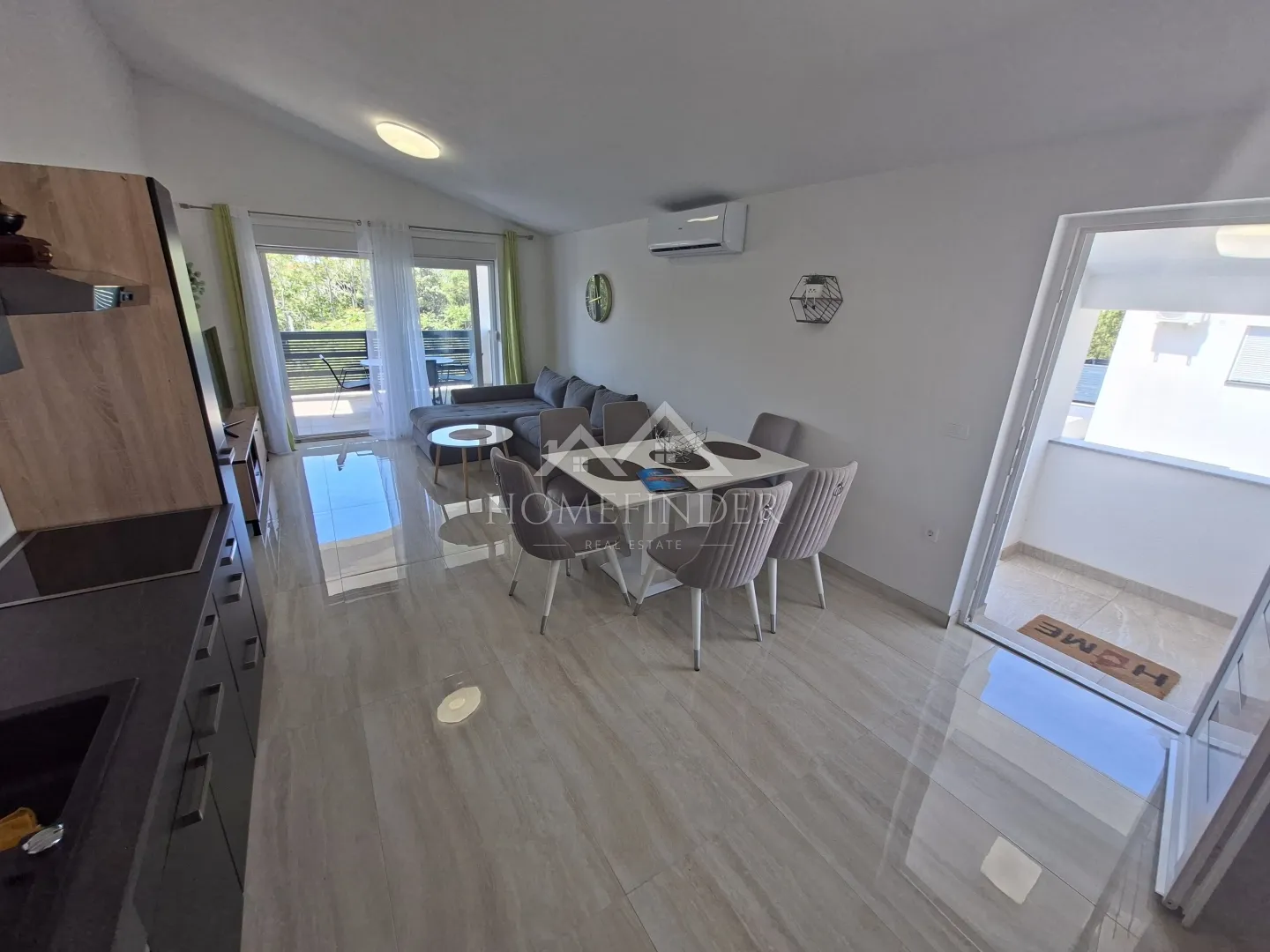 Moderni apartman, 3S, Vir- Novogradnja, 100m od mora