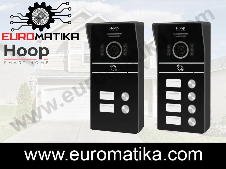 hoop pt2bhd / pt4bhd – vanjska interfonska jedinica s ic pristupom - slika 1