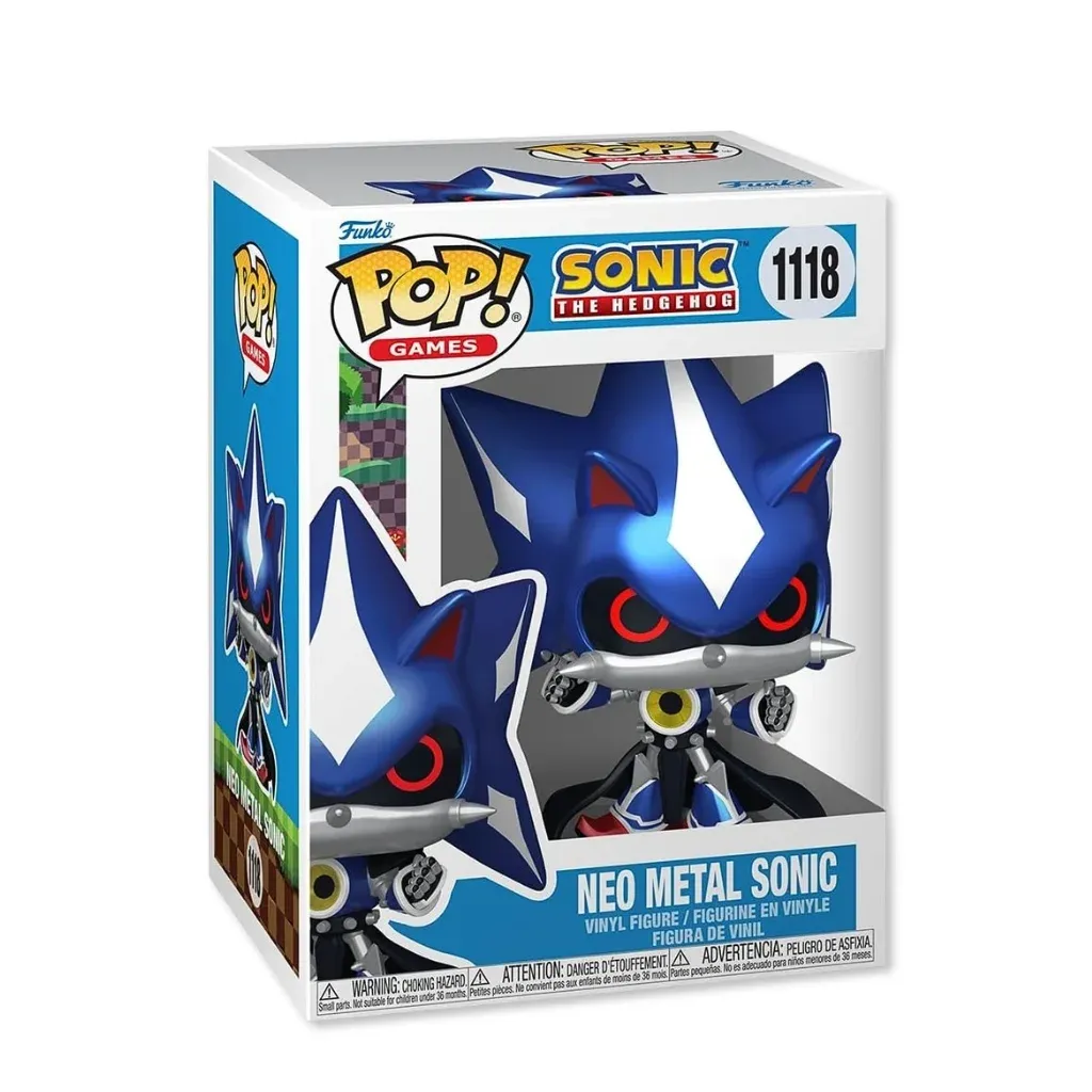 Funko Pop! Games: Sonic the Hedgehog NeoMetal Sonic 1118 - Zagreb