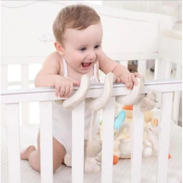viseće igračke za bebe, zeko i medvjedić - slika 2