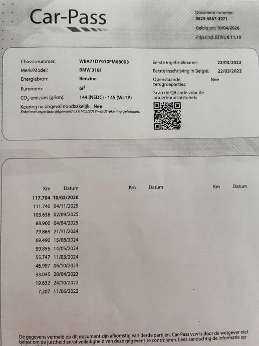 bmw 318i 2022.,servisna, park senz, virtual navi, led, front asist - slika 20