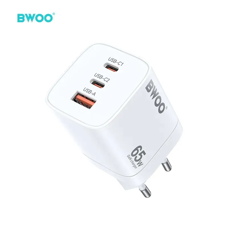 gan punjač pd 65w + qc 3.0 max bwoo otporan na vatru i plamen - slika 3