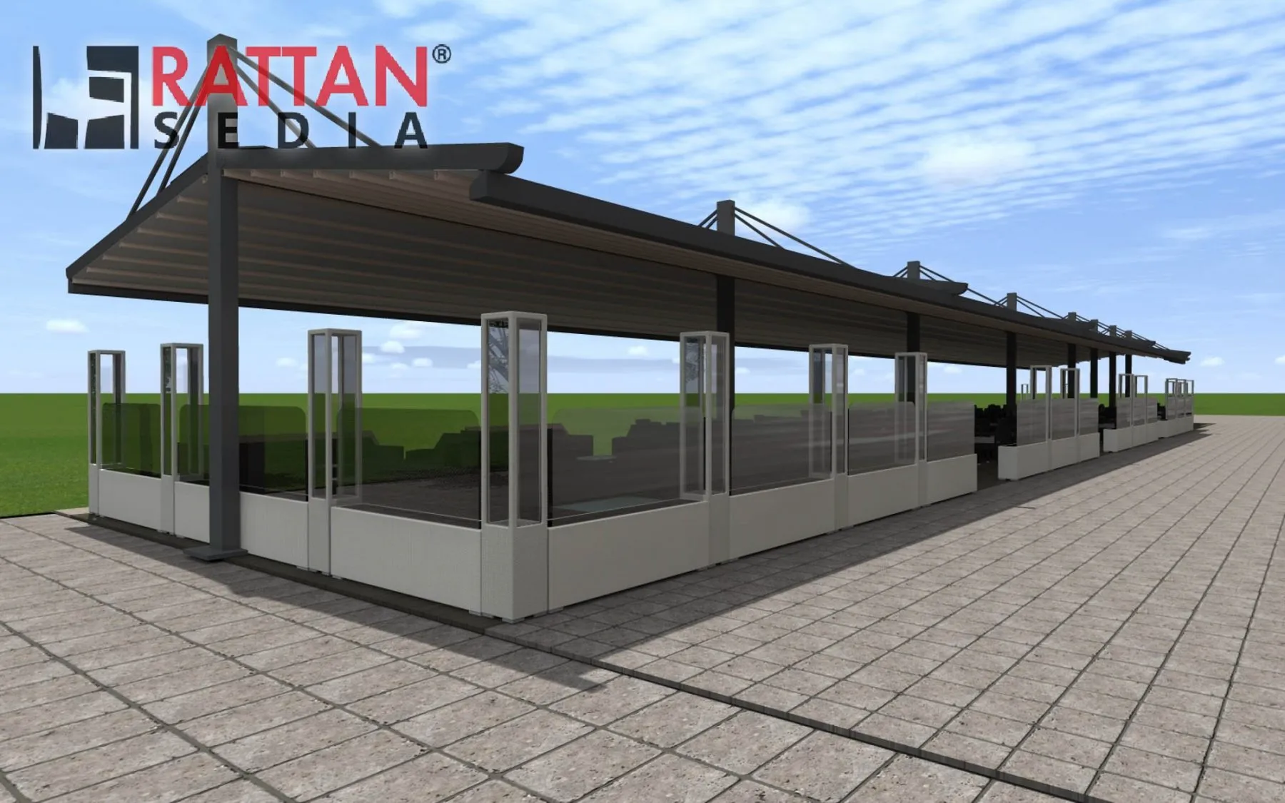 dvovodna pergola tenda – nautilus - slika 6