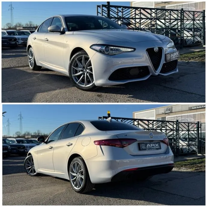 alfa giulia 2.2d automatik ti q4 210ks velika navi°kamera°koža°leasing - slika 23
