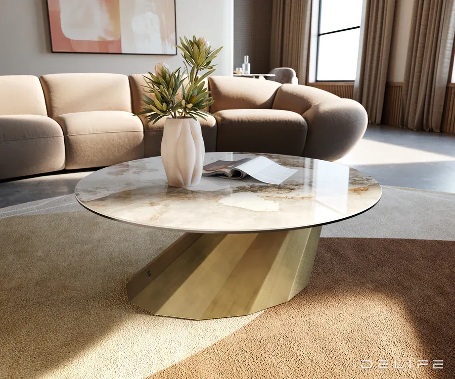 Klub stolić Edge 90x90cm, Materijal: Keramika Minas Melange - Čakovec