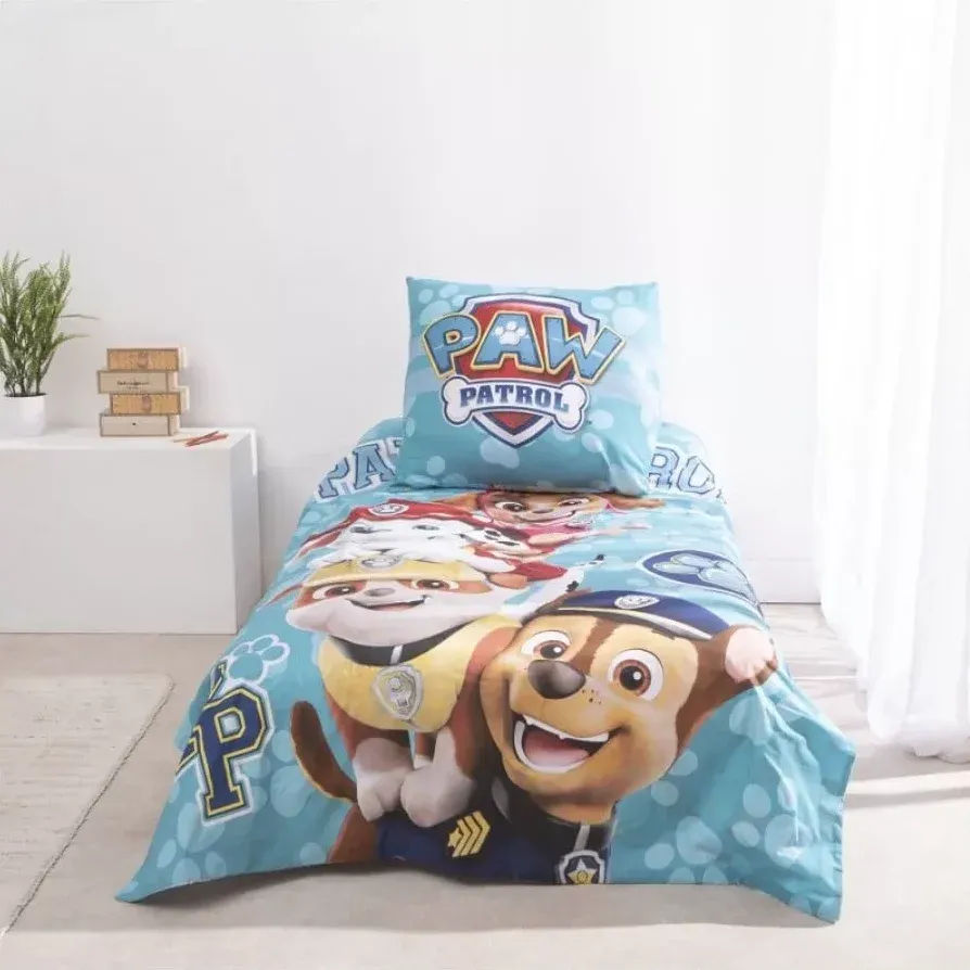paw patrol ‘brave paws’ dječja posteljina, 140×200 cm - slika 3