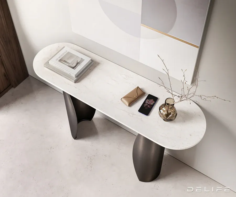 konzola solena 135x40cm, materijal: mramor - slika 4