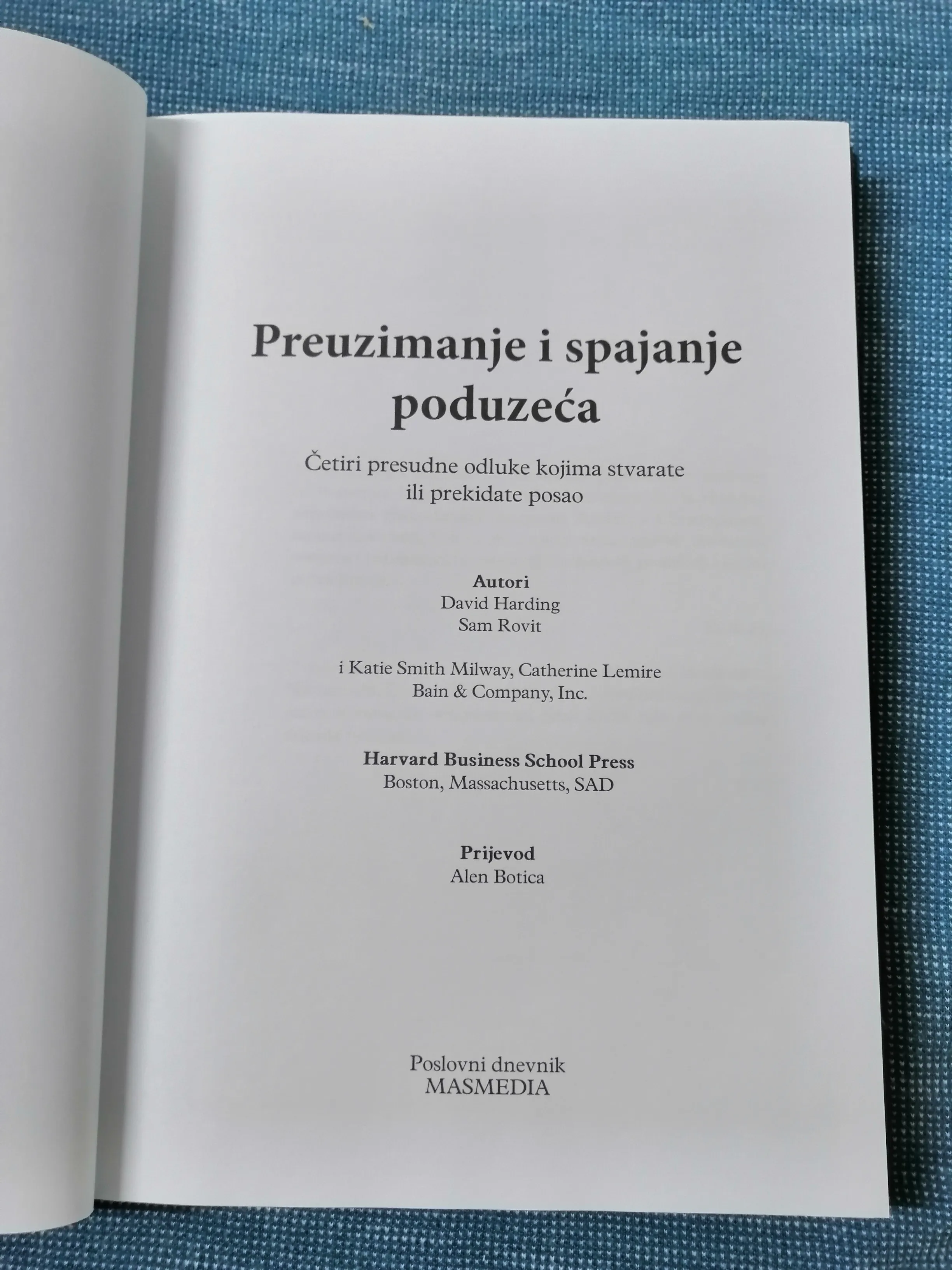 david harding i sam rovit – preuzimanje i spajanje poduzeća - slika 2