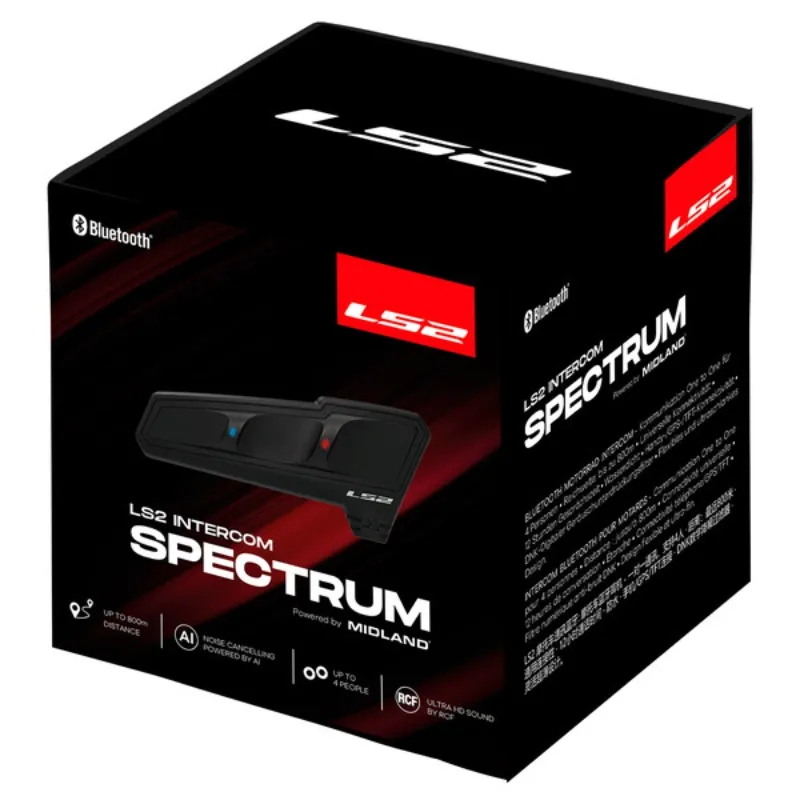 komunikacijski moto bt sustav ls2 intercom spectrum - slika 2