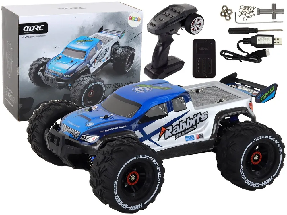 Auto na daljinsko upravljanje Rabbits RC Off-Road - plavi - Mursko Središće