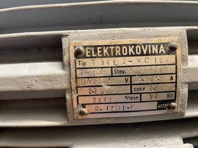 pumpa za hidrofor 2,2 kw trofazna elektrokovina - slika 2