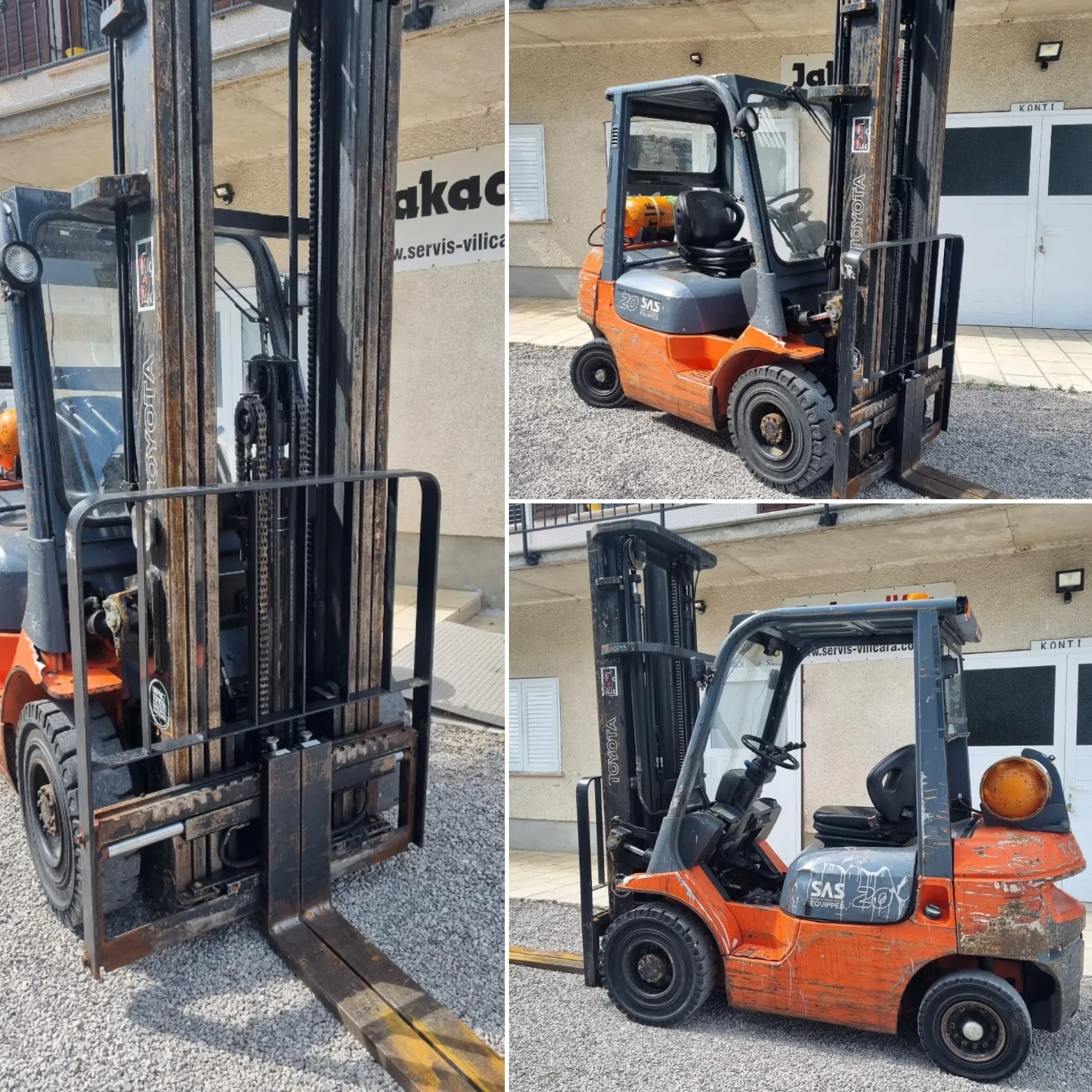 plinski viličar toyota 2t - slika 2