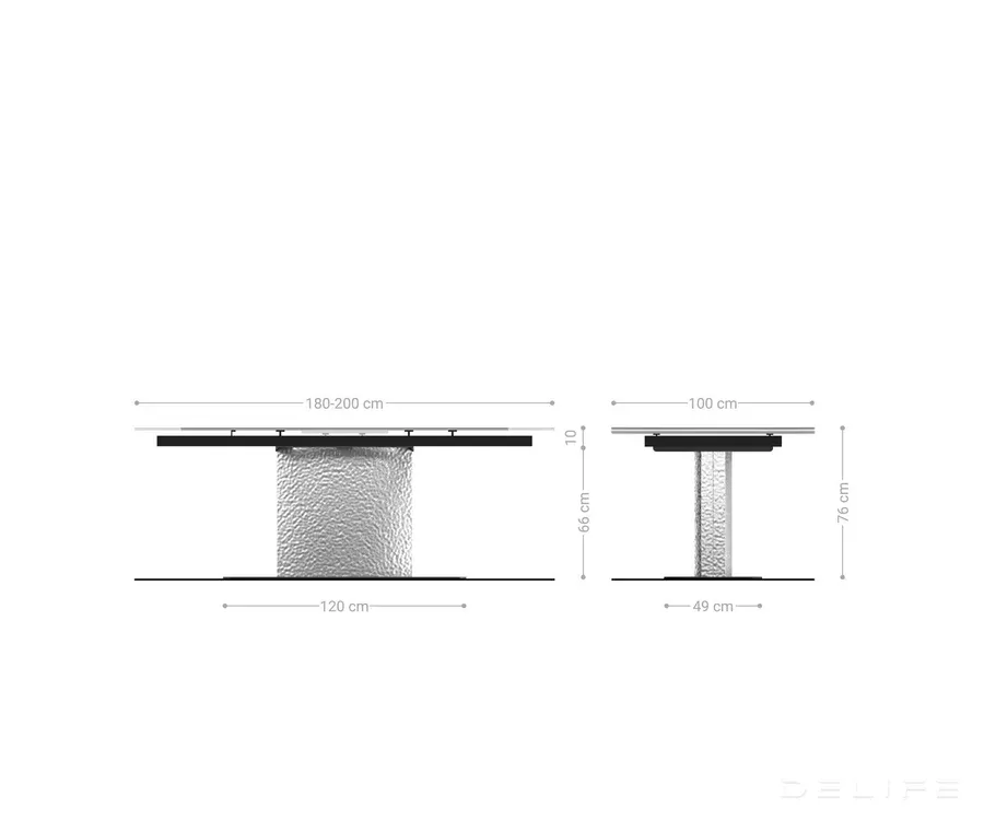 produljivi stol edge 180/220x100, materijal: keramika calacatta luxe - slika 9