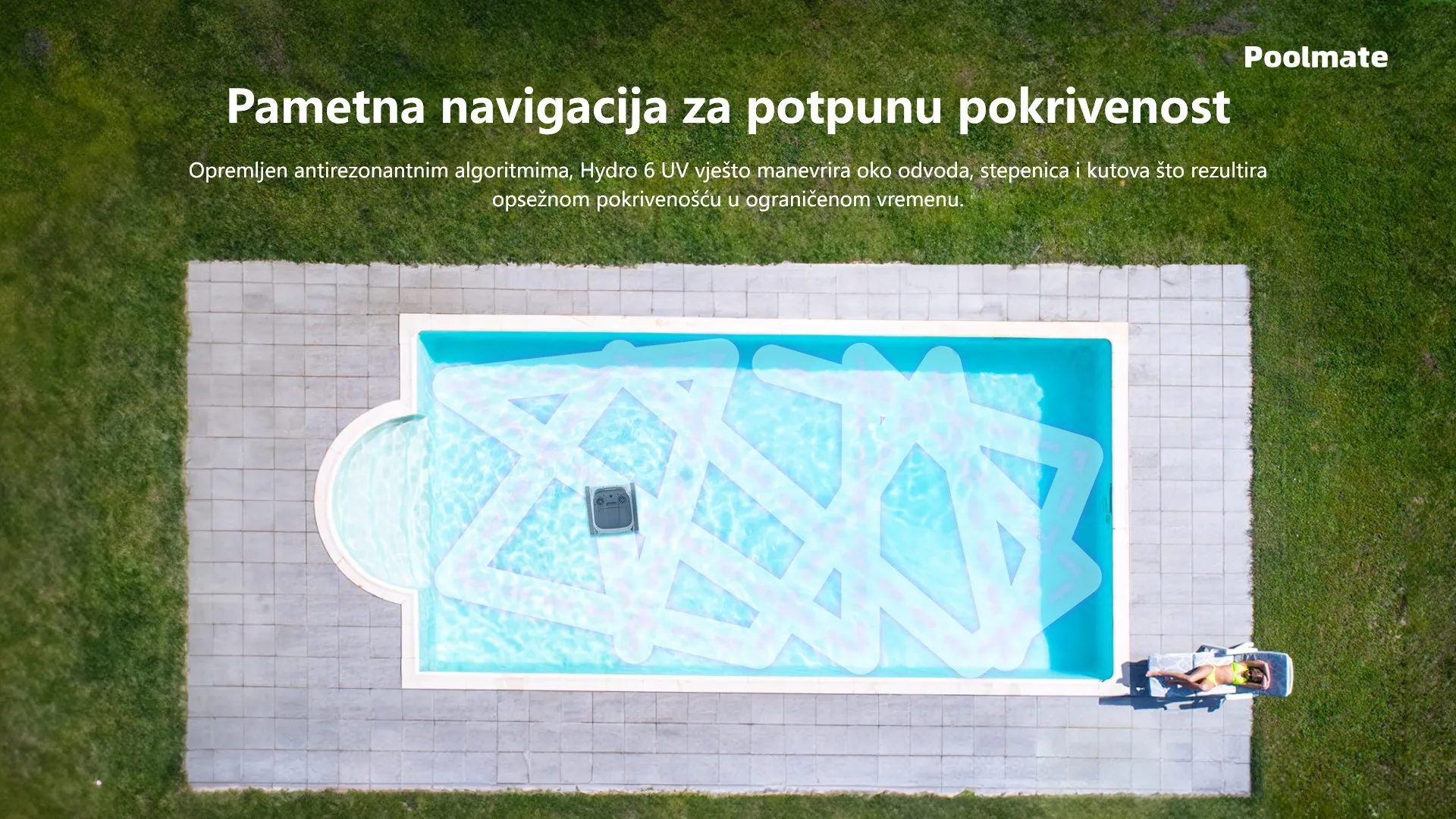 robotski čistač bazena hydro 6 uv - slika 8