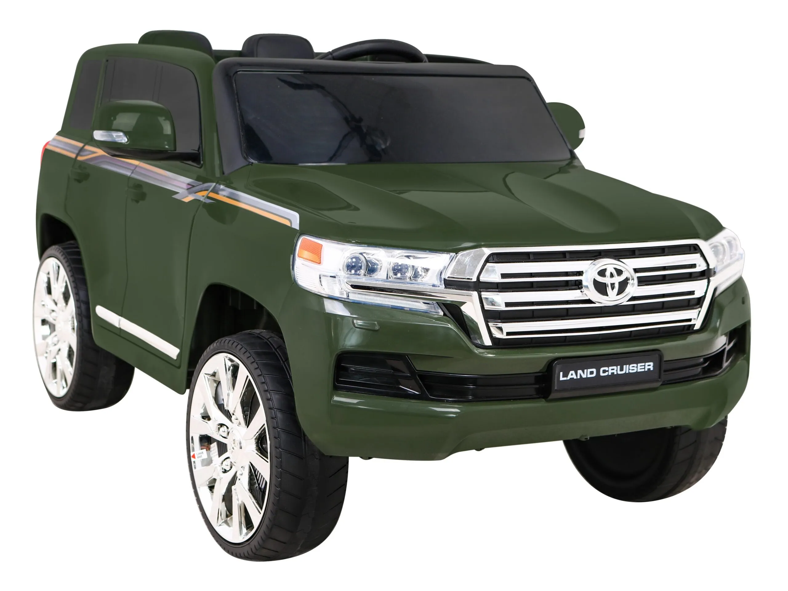 licencirani auto na akumulator toyota land cruiser - zeleni - slika 6
