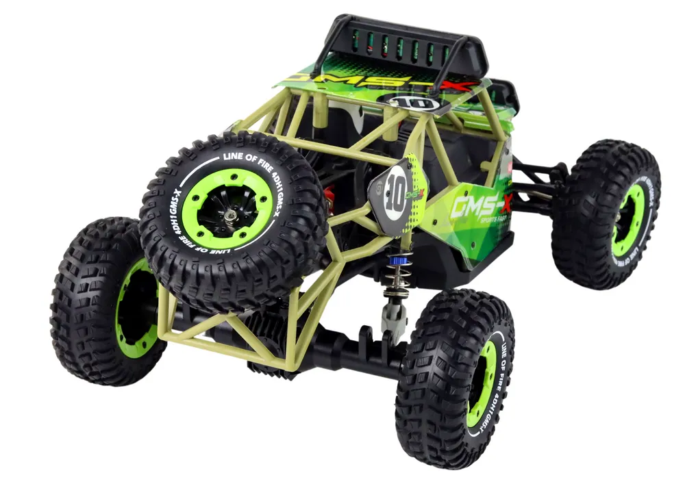 off-road car green remote controlled 4d-h1 rc car off-road 4x4 - slika 4