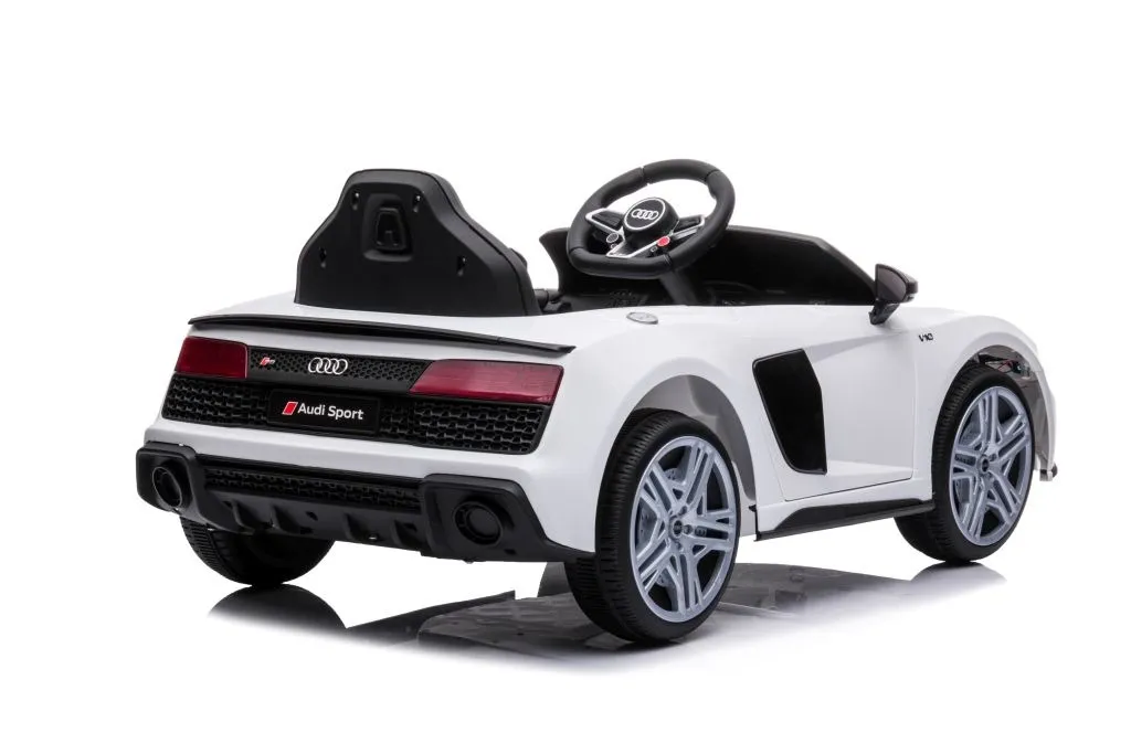 licencirani auto na akumulator audi r8 lift a300 - bijeli - slika 7