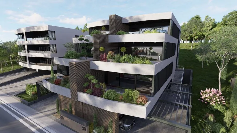 građevinsko zemljište + projekt za 2 urbane vile: našice, 1201 m2 - slika 6