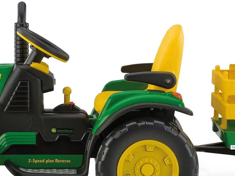 peg perego traktor na akumulator john deere ground force s prikolicom - slika 2