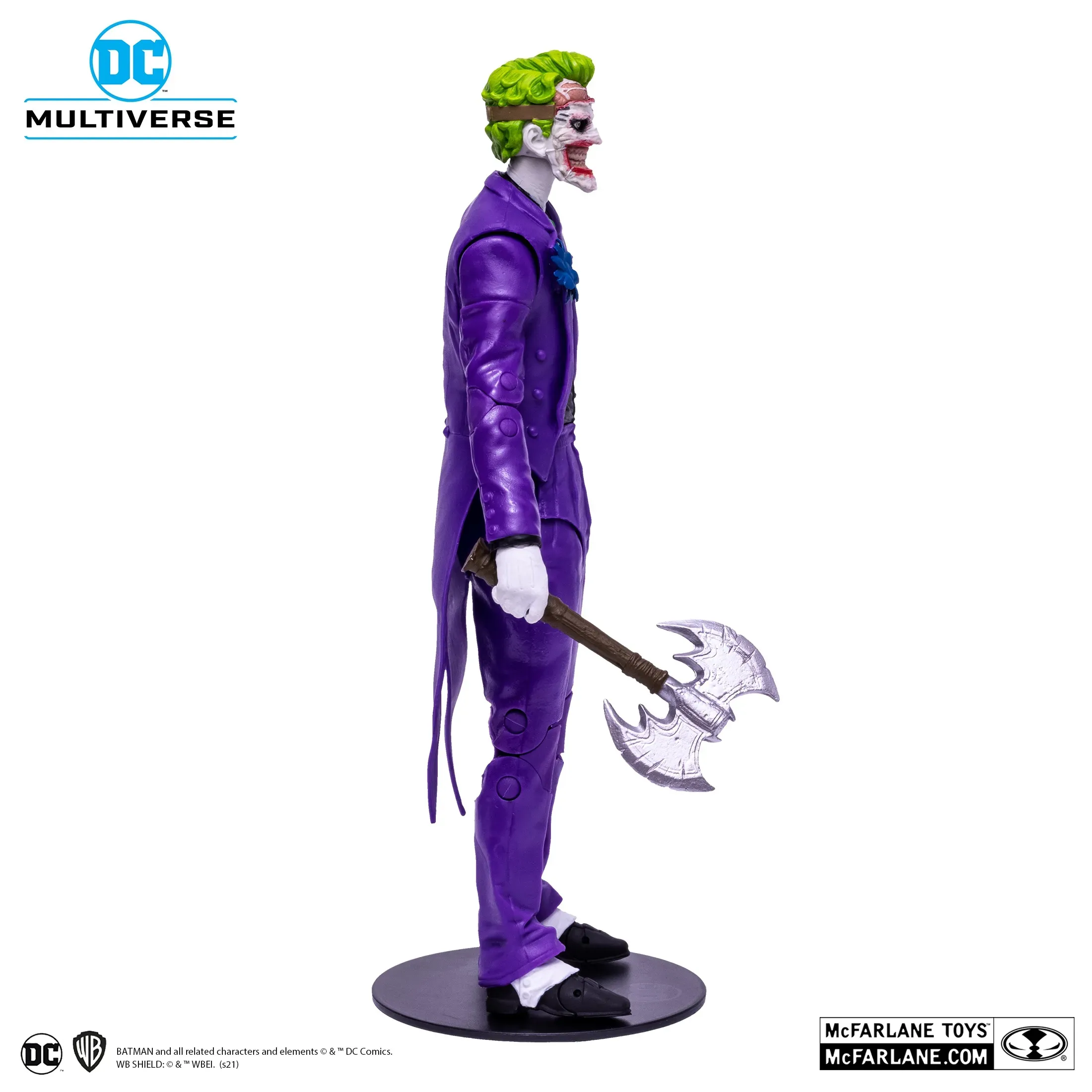 mcfarlane dc multiverse – the joker (death of the family) figura, 18cm - slika 4