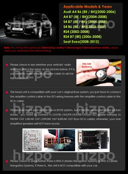 2din audi a4 b4 b6 b7 rs4 gps navigacija radio - slika 2
