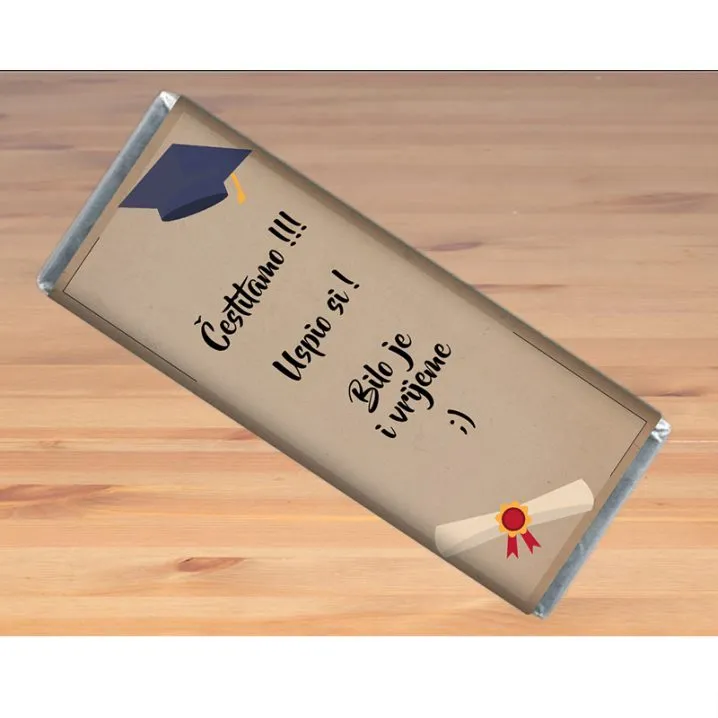 čokolada personalizirana – diploma - slika 2