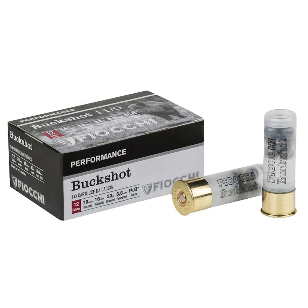 FIOCCHI 12/67 lovna patrona BUCKSHOT 10/0 cal.12 - Poreč
