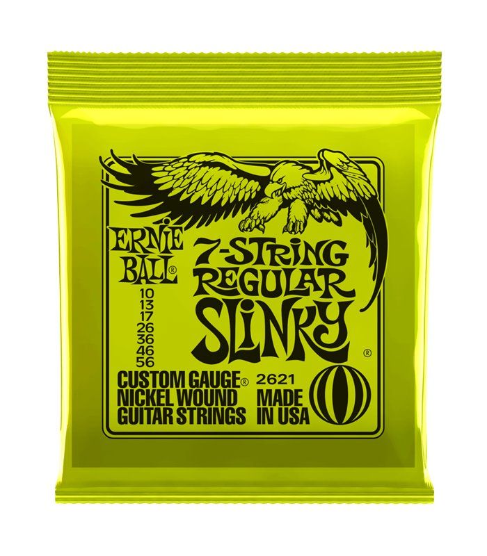 Ernie Ball 7-String Regular Slinky 10-56 Žice Za Električnu Gitaru - Rijeka