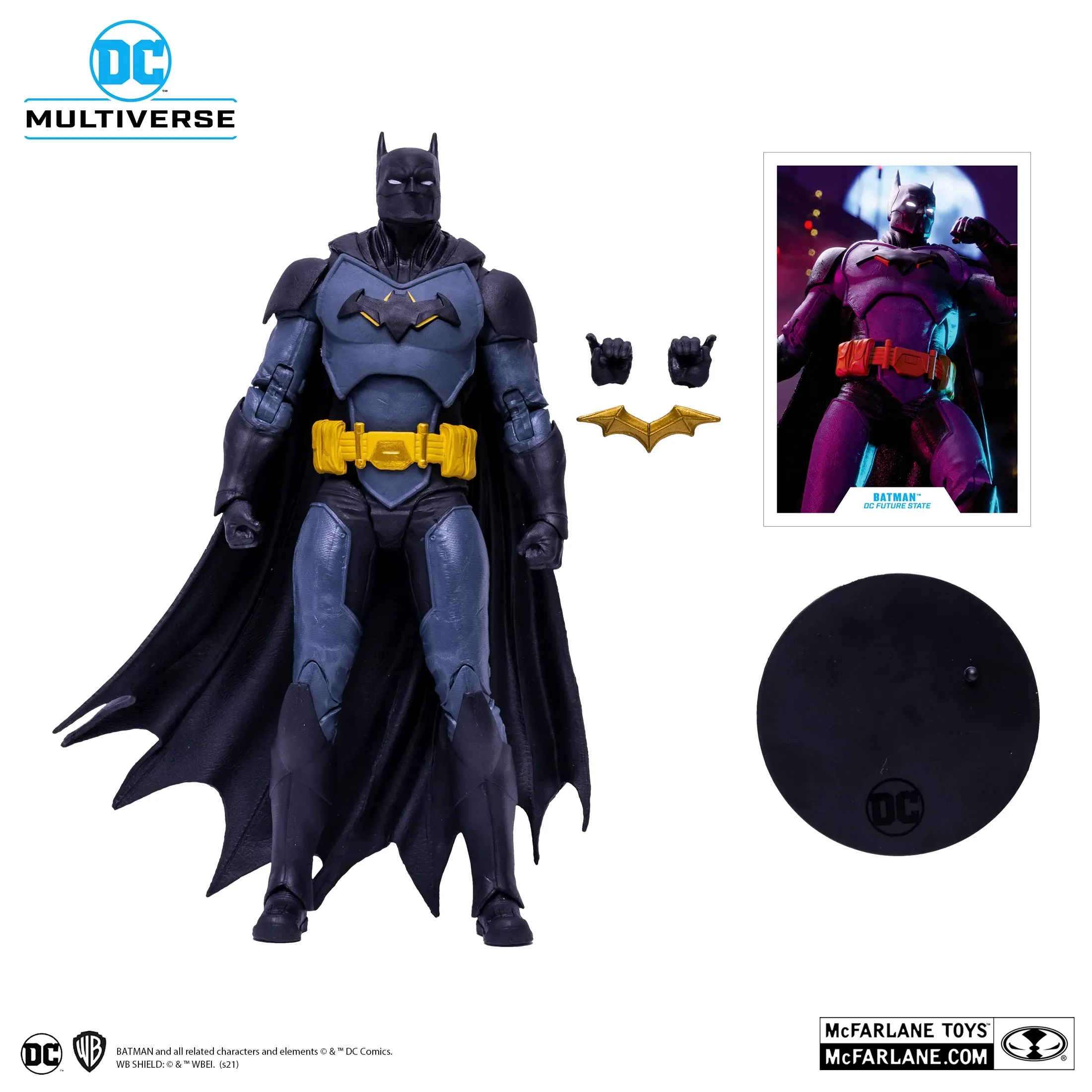 mcfarlane dc multiverse – batman (dc future state) figura, 18cm - slika 8
