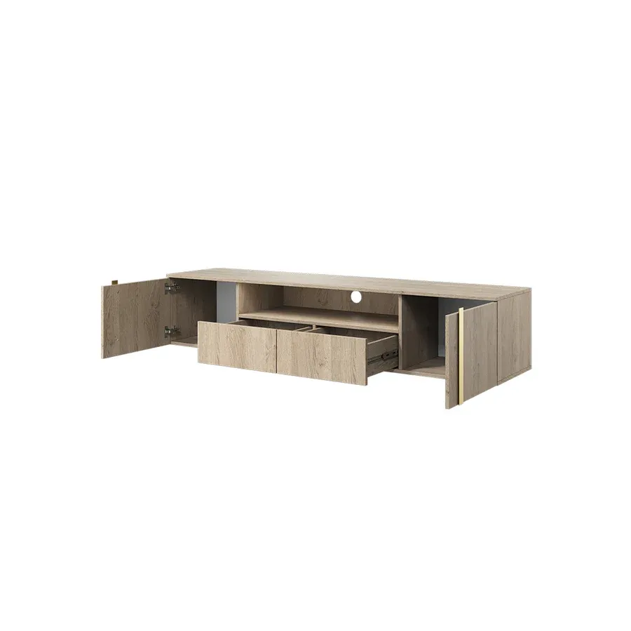 komoda verica 200cm, materijal: laminirana ploča - slika 3