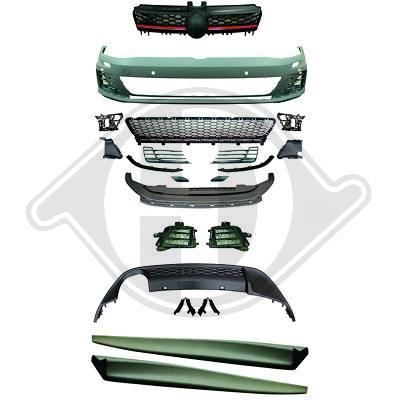 kompletan body kit za vw golf 7 - gti dizajn - komplet - pdc - slika 2