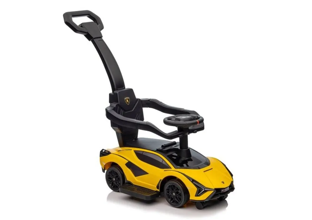 dječja guralica lamborghini qls-996t - žuta - slika 9