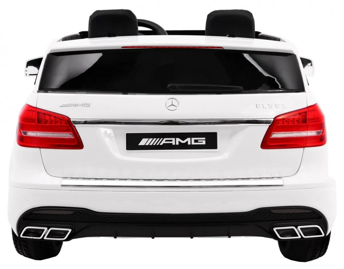 licencirani auto na akumultor mercedes benz amg 63 gls 4wd - bijeli - slika 2