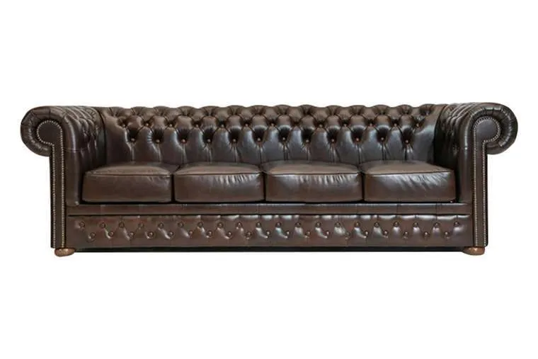 Chesterfield Garnitura First Class Leather | 4-sjedišta | Cloudy Brown - Ježdovec, Zagreb