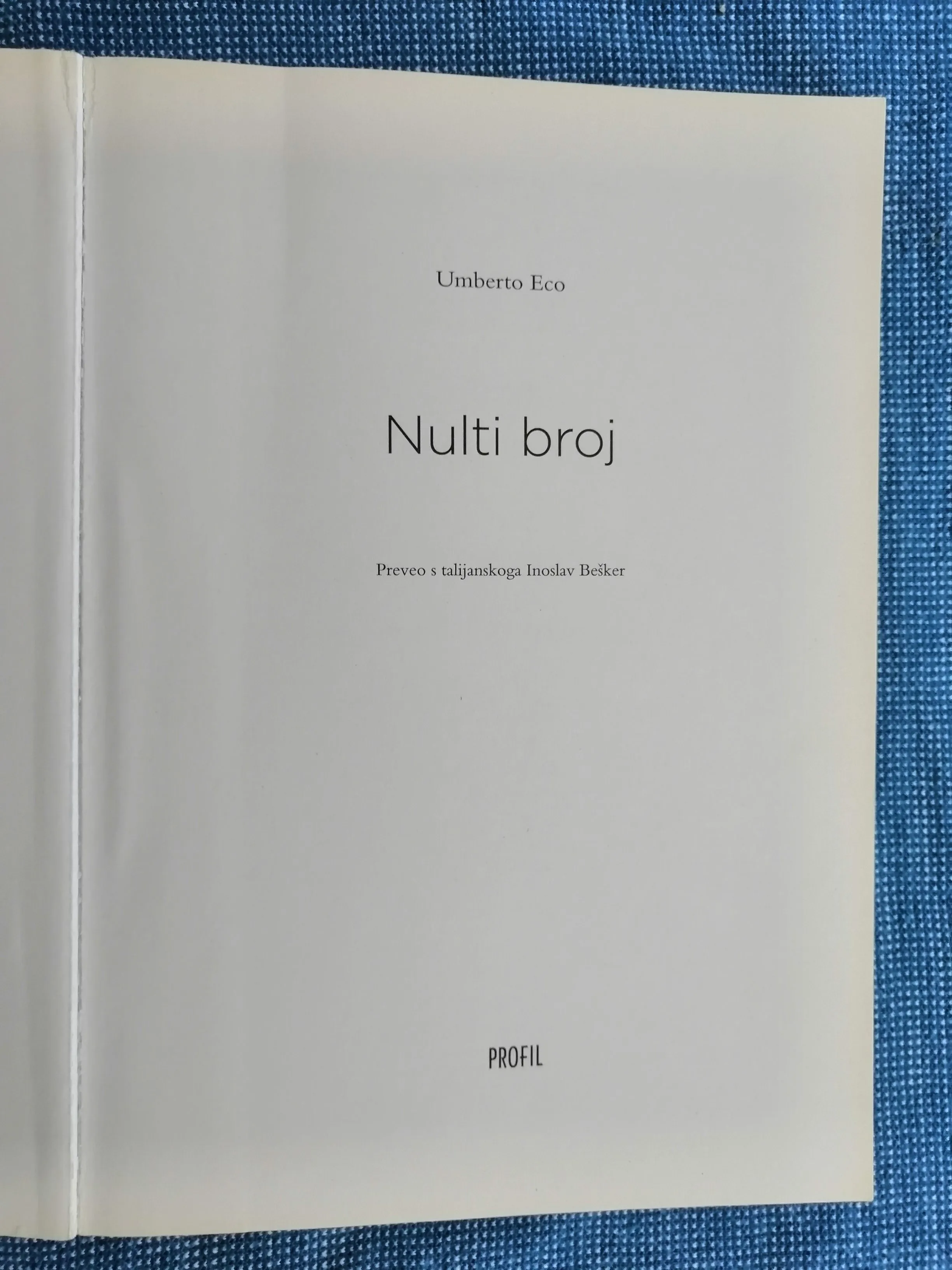 umberto eco – nulti broj - slika 2
