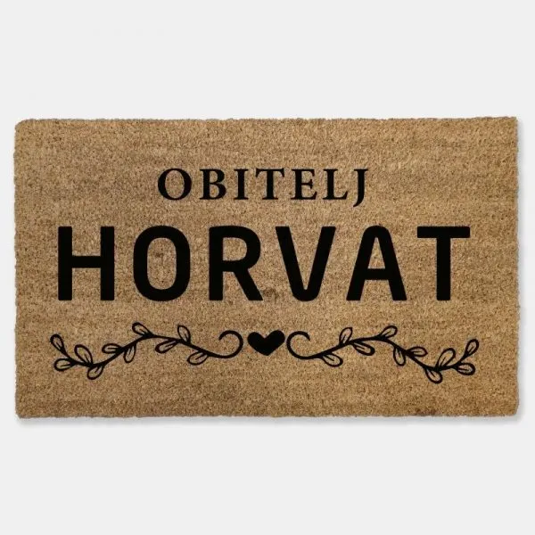 Personalizirani otirač sa prezimenom - Osijek