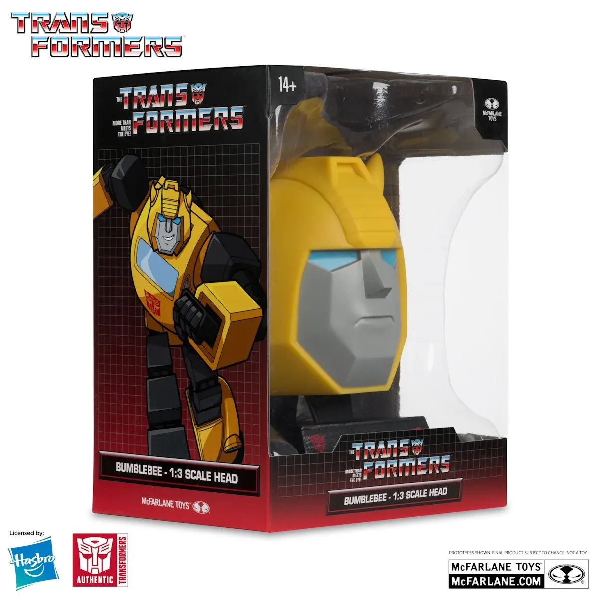 mcfarlane transformers – bumblebee 1:3 scale head - slika 6