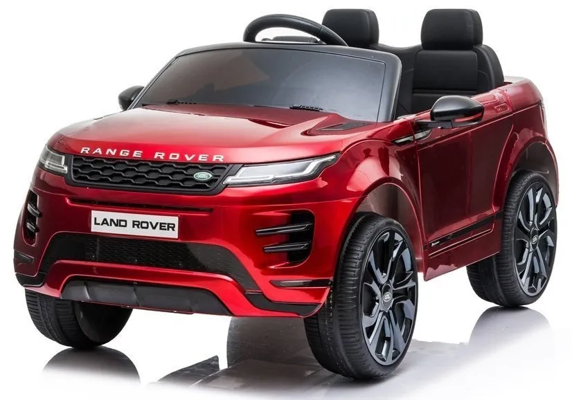licencirani auto na akumulator range rover evoque - crveni/lakirani - slika 2